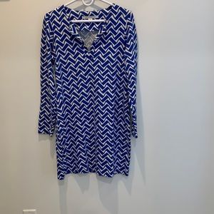 Vibrant blue DVF